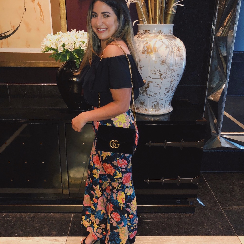 Floral Topshop Flared Pant